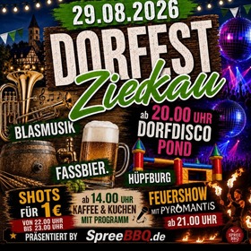 Dorffest Zieckau 29.08.2026
